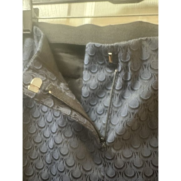 ALFANI Womens Black Print Essential Straight Leg Comfort Waist Pants Size 10 - Picture 3 of 7